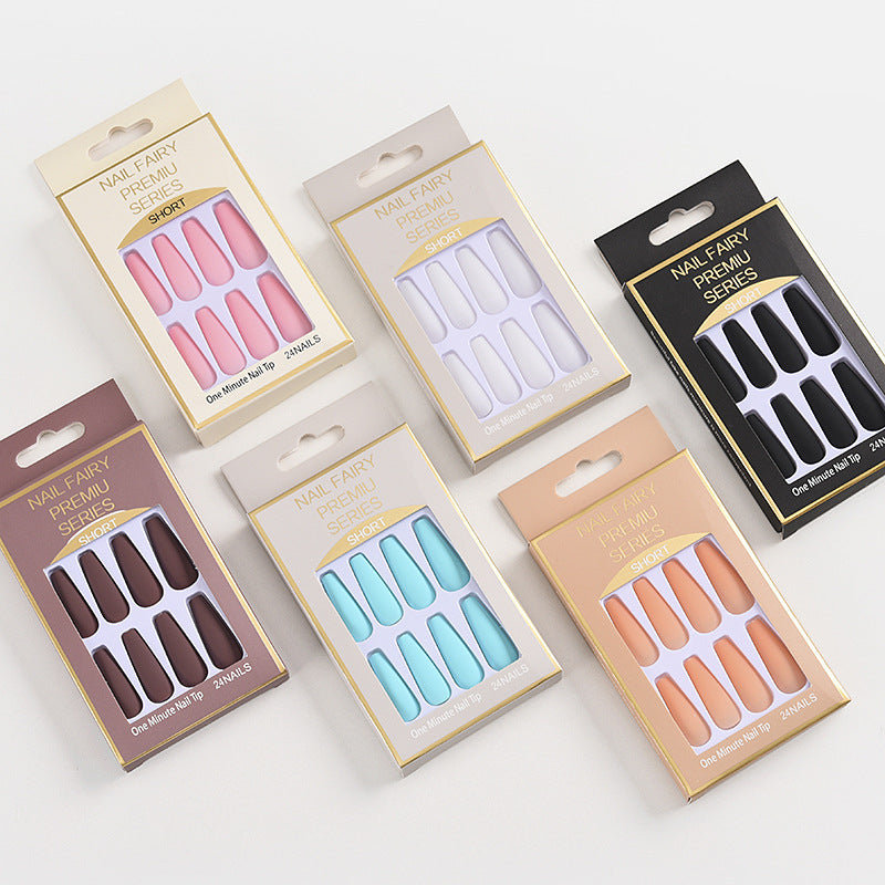 Wholesale Long Matte Frosted Ballerina Manicure